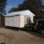 12x18 Gable 8' Sides Slinger WI #3